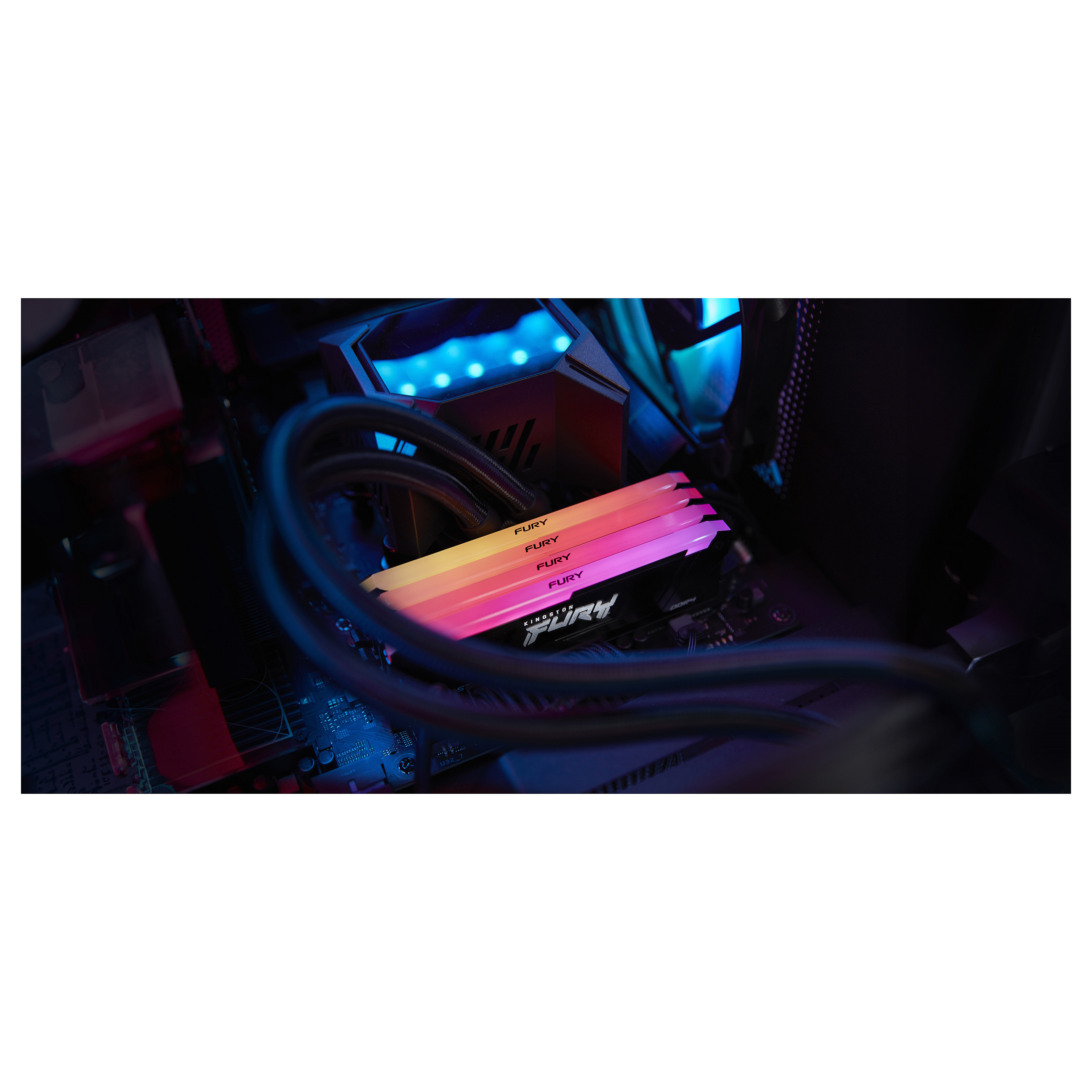 DDR4 RAM Kingston FURY Beast RGB 32GB (2x16GB) 3200MT/s CL16 DIMM Kit - 4