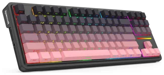 Tastierë Gaming Redragon K728SP-RGB-PRO Antonium PRO / Wired & Wireless / US Language – Zezë / Rozë - 3