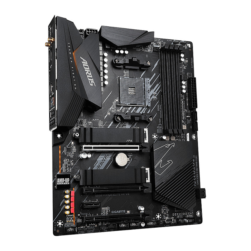 Pllakë Amë AMD AM4 Gigabyte B550 AORUS ELITE AX V2 / DDR4 / HDMI+DP - 3