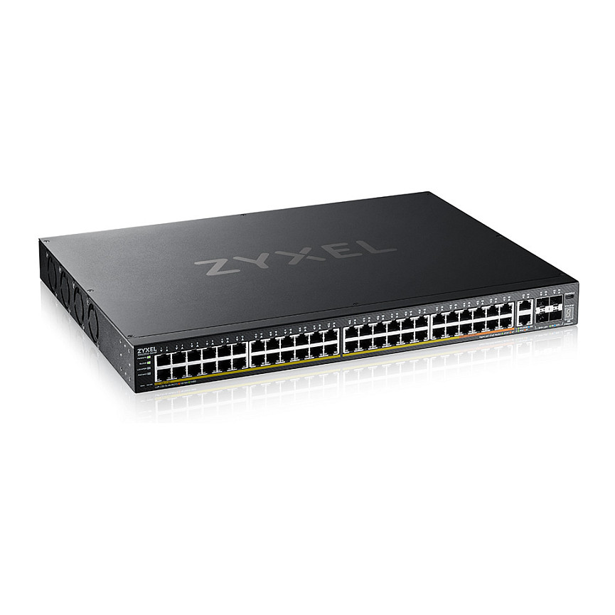 Switch Zyxel XGS2220-54HP POE M RM, 50+4 porte - 2