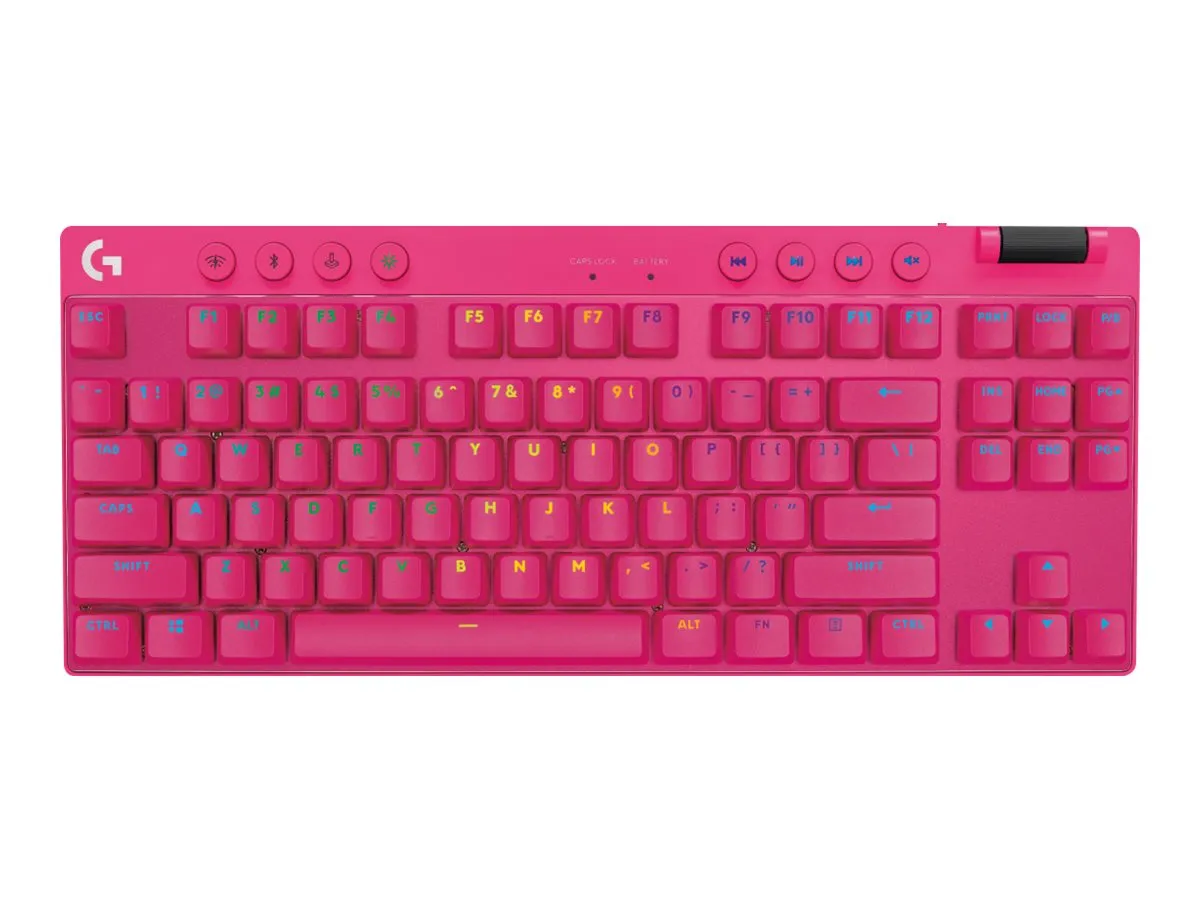 Tastierë Gaming Logitech G Pro X TKL Lightspeed Wireless / QWERTY – Rozë - 1