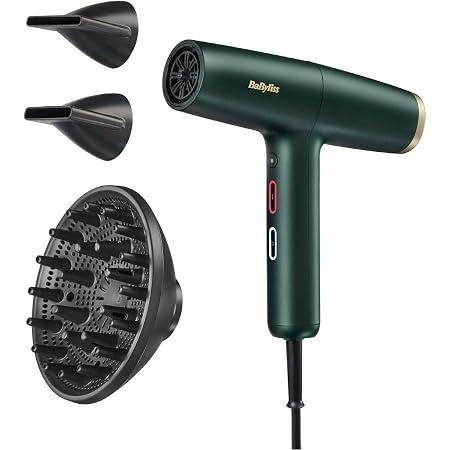 Tharëse për Flokë BaByliss Air Power Pro D6555DE, 1700 W, Motor Digjital, Jonike, 3 Shpejtësi, 4 Temperatura - Gjelbër/Ari - 1
