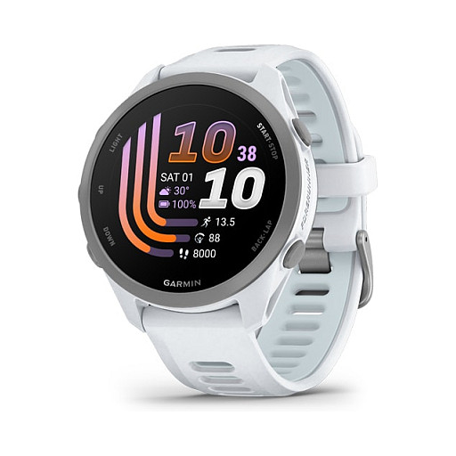 Orë e Mençur Garmin Forerunner 170 / 1.2 Inch / AMOLED / Touchscreen / GPS / Bluetooth / 43mm - Bardhë