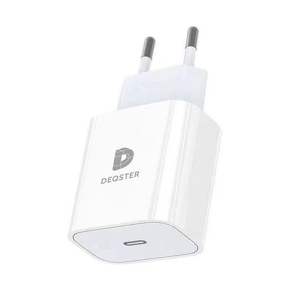 Karikues DEQSTER 60-3160, USB-C, 20 W, PD, EU Plug - Bardhë - 1