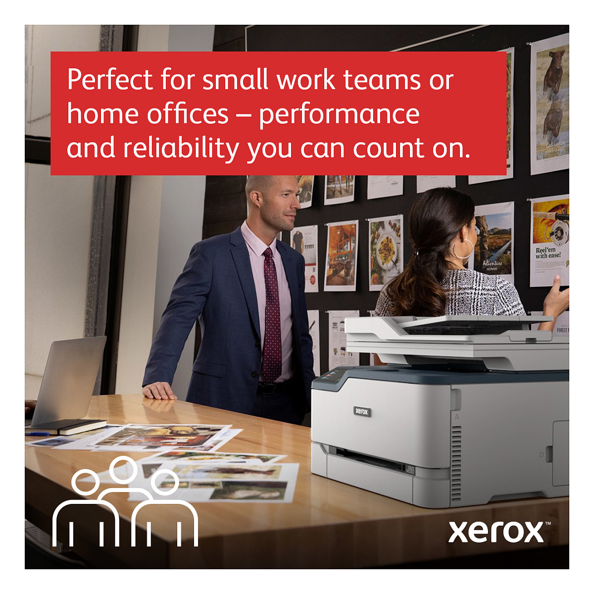 Printer Inkjet Laser Xerox C235 / 4-in-1 / A4 / LAN WLAN / ADF Duplex - Bardhë / Blu - 12