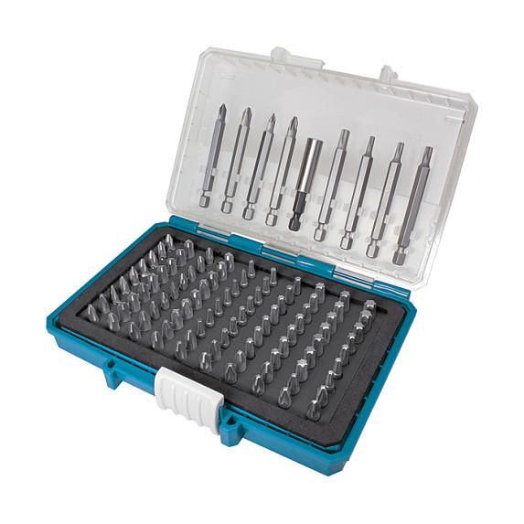 Set Maja për Kaçavidë Makita P-81050, 99 Copë, PH/PZ/TX/Hex, 1/4", Mbajtëse Magnetike
