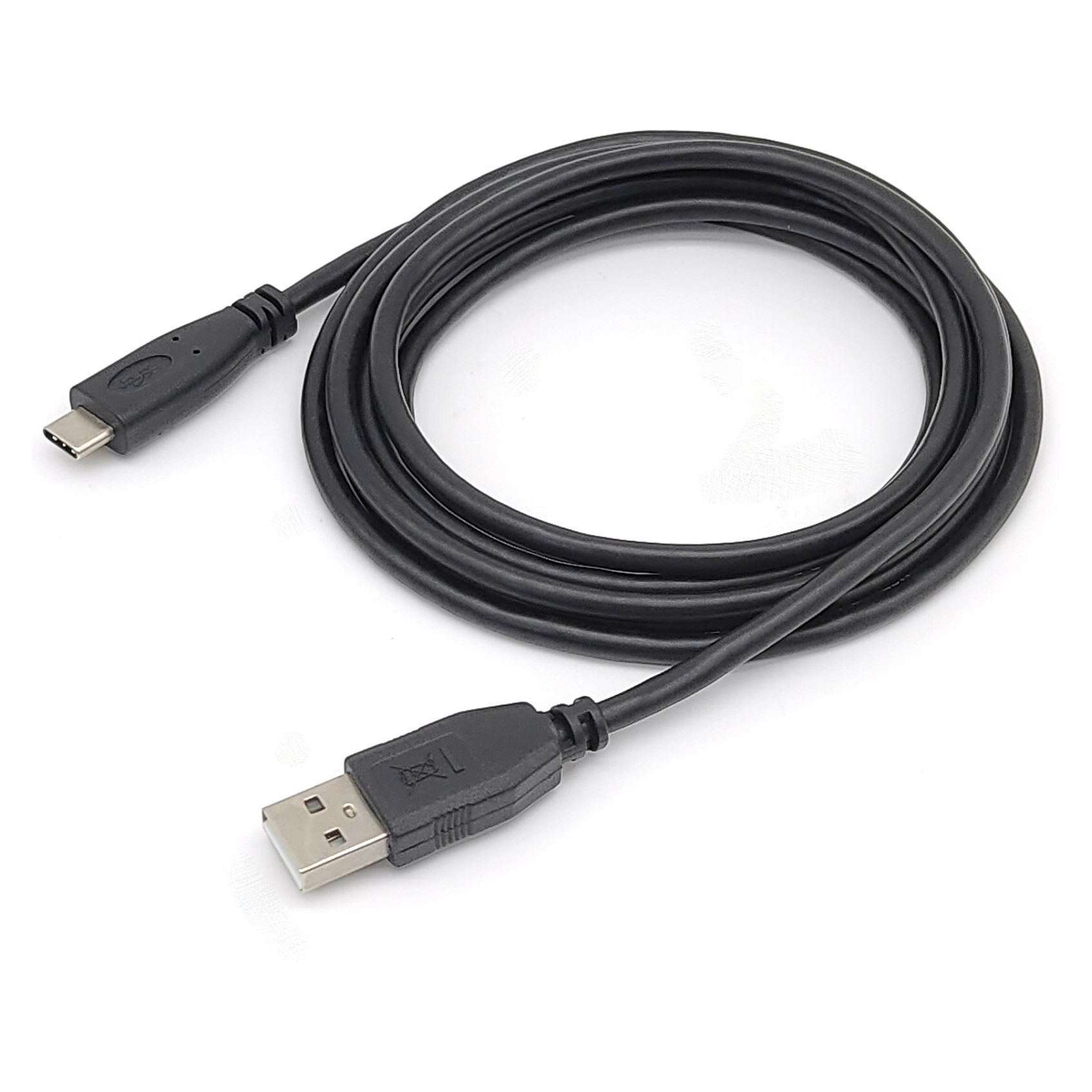 Kabllo Equip USB-A 2.0 & C St/St 3.00m 3A 480Mbps / e zezë - 1