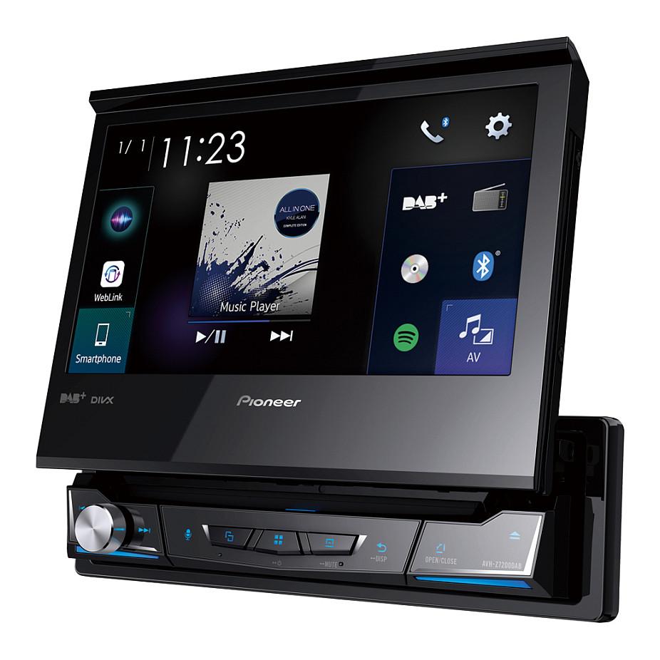 Radio multimedia për veturë Pioneer AVH-Z7200DAB, 1 DIN, ekran me prekje 7", CD/DVD, Apple CarPlay, Android Auto, DAB+, Bluetooth - Zezë - 3