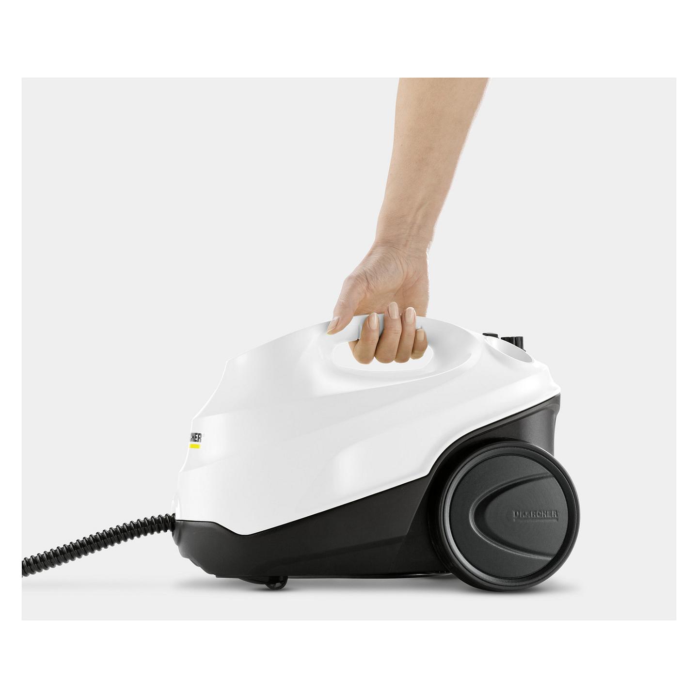 Pastrues me Avull Kärcher SC 3 EasyFix, 1900W, 3.5bar, 1L, 30s, 75m², 3.1kg - Bardhë - 4