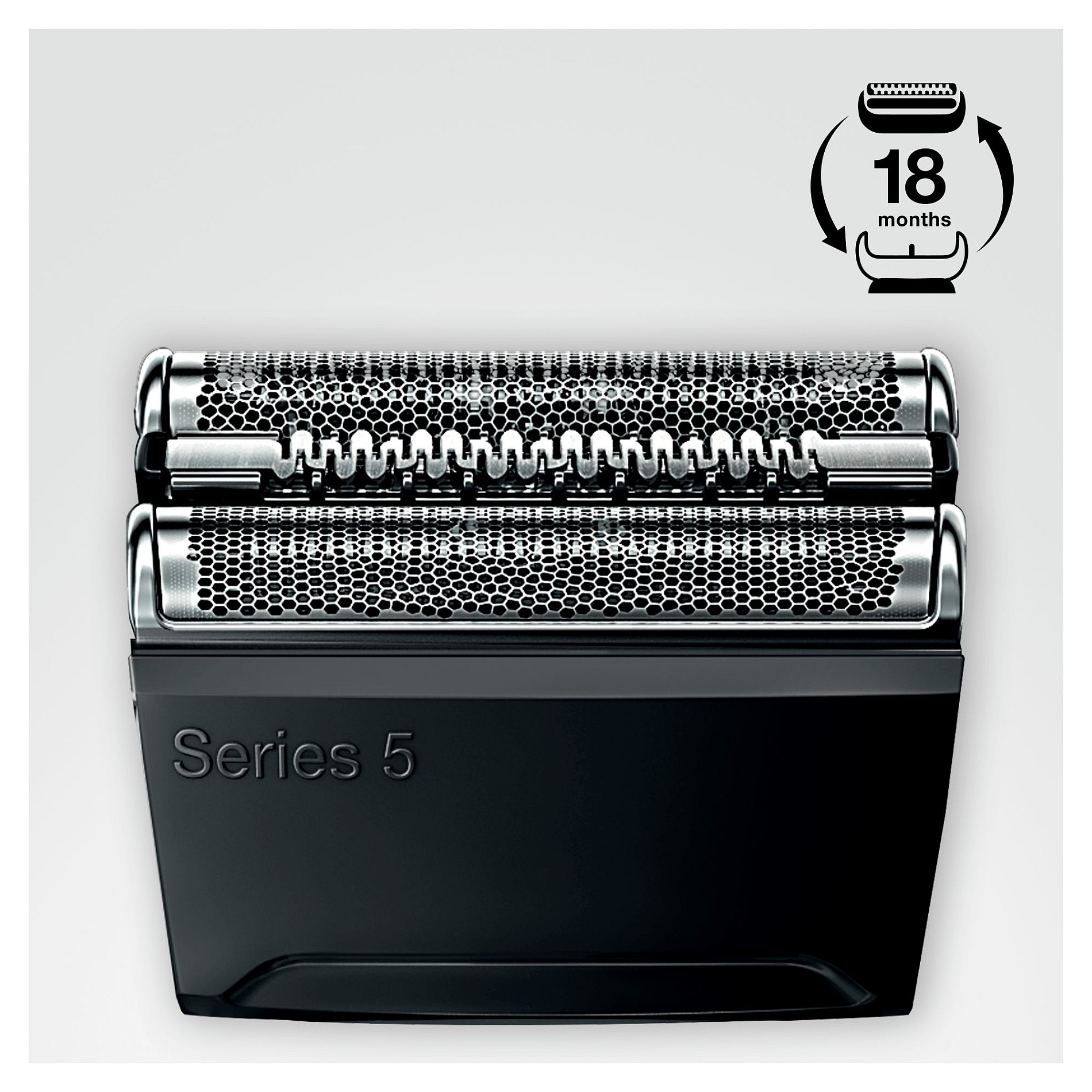 Kokë zëvendësuese për makinën e rrojës Braun Series 5 52B / 1 Kokë / 18 Muaj – Zezë - 4