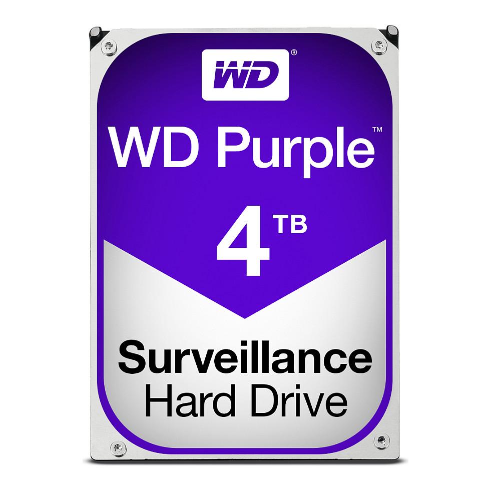 HDD të Brendshme Western Digital WD Purple WD40PURX / 4TB / 3.5" / SATA III / 5400 RPM / 64MB Cache / 24x7 – Vjollcë