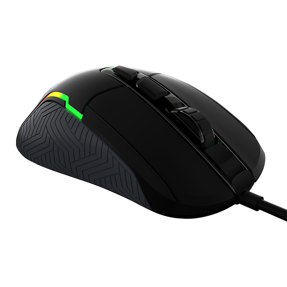 Maus Gaming Meetion G3360 Posedion Seven-stage / 200~12000 DPI / Butona 6+1 / RGB / USB / e zezë - 4