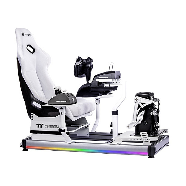 Karrige Gaming Thermaltake GF500 Flight Simulator Cockpit e bardhë - 4