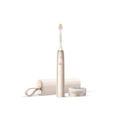 Furçë dhëmbësh elektrike Philips Sonicare Prestige 9900 HX9992/11 / SenseIQ / 5 Modalitete / 3 Intensitete / Pressure Sensor / Bluetooth / A3 Premium All-in-One – Gold