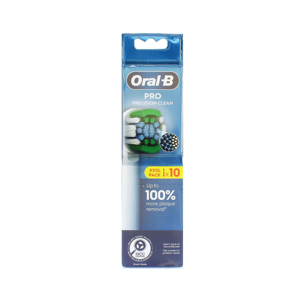 Koka zëvendësuese për furçë elektrike Oral-B Pro Precision Clean / 10 copë -  Bardhë