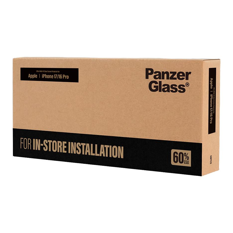 Mbrojtës të Ekranit PanzerGlass, iPhone 17 / iPhone 16 Pro, Ultra-Wide Fit, FASTFIT, Rezistent ndaj Gërvishtjeve dhe Goditjeve - 2