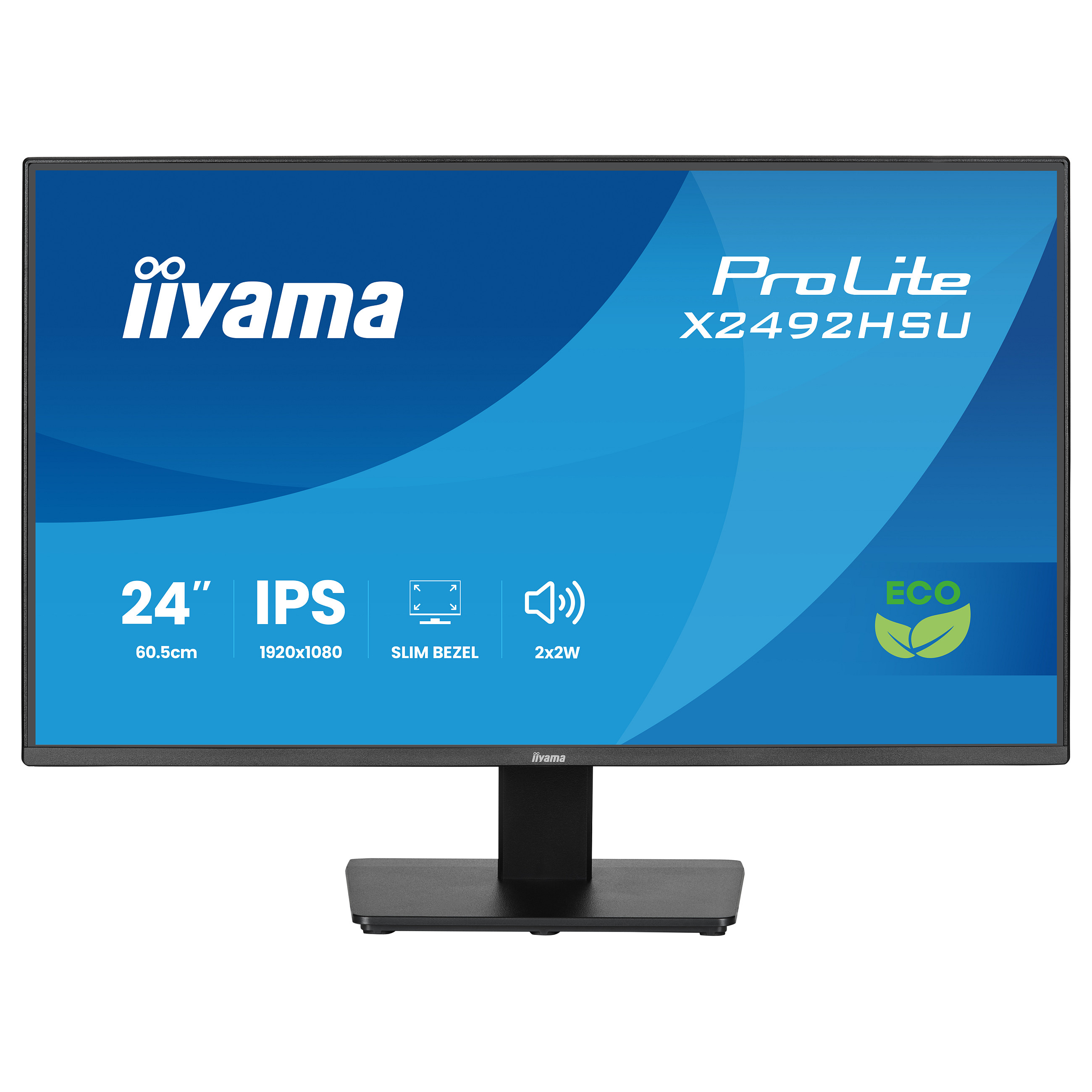 IIYAMA 60.5cm (24") X2492HSU-B1 16:10 HDMI+DP+2xUSB IPS - 3