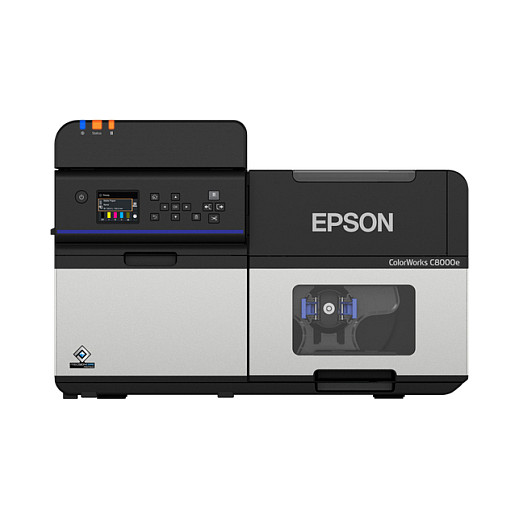 Printer Label Epson ColorWorks C8000e (BK) / Inkjet / 600 × 1200 DPI / 300 mm/s - Zezë/Gri