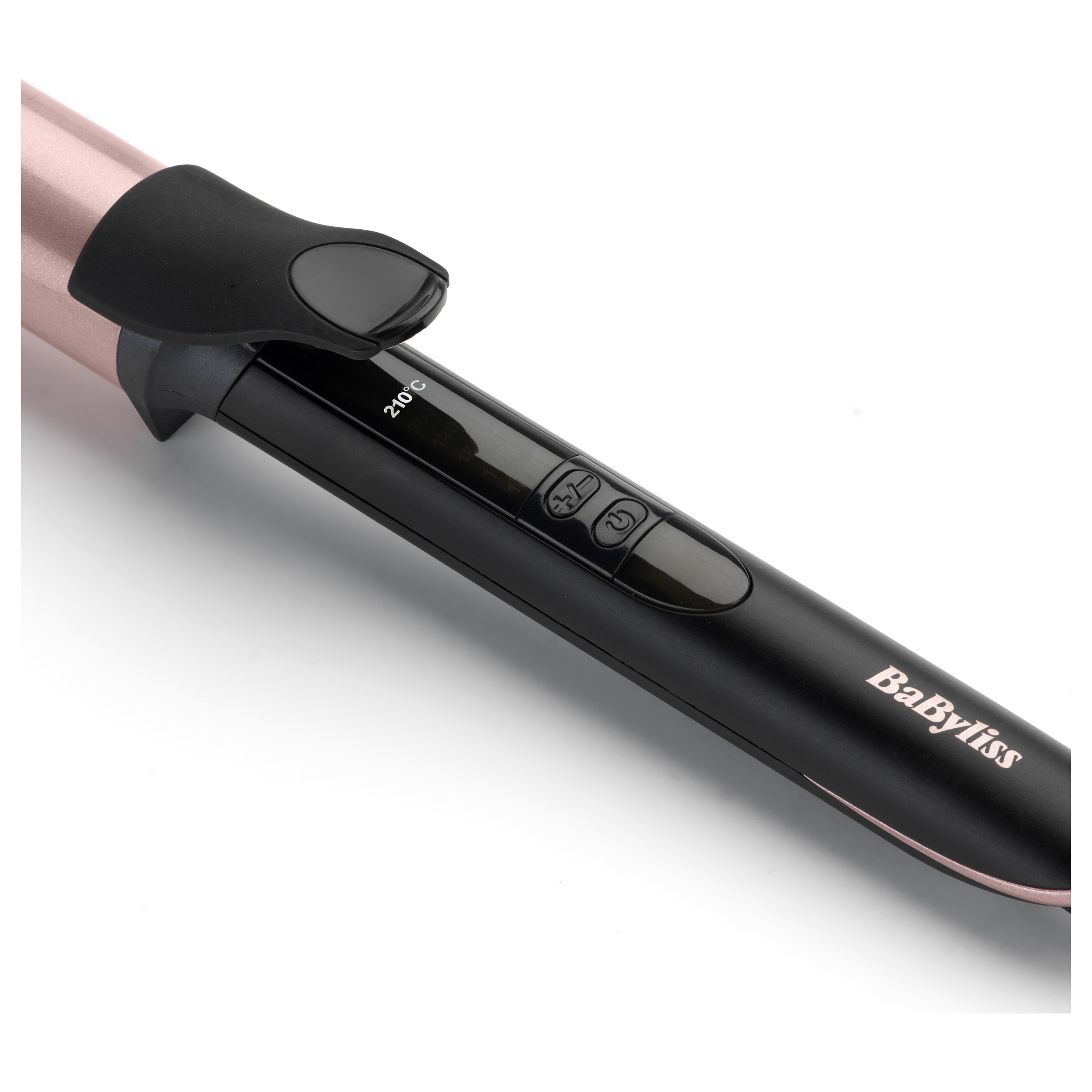 Stiluese për flokë për kaçurrela BaByliss 32mm Curling Tong / Ceramic / 160-210°C / 6 Temperatura / 45s –  Zezë/Rozë - 7