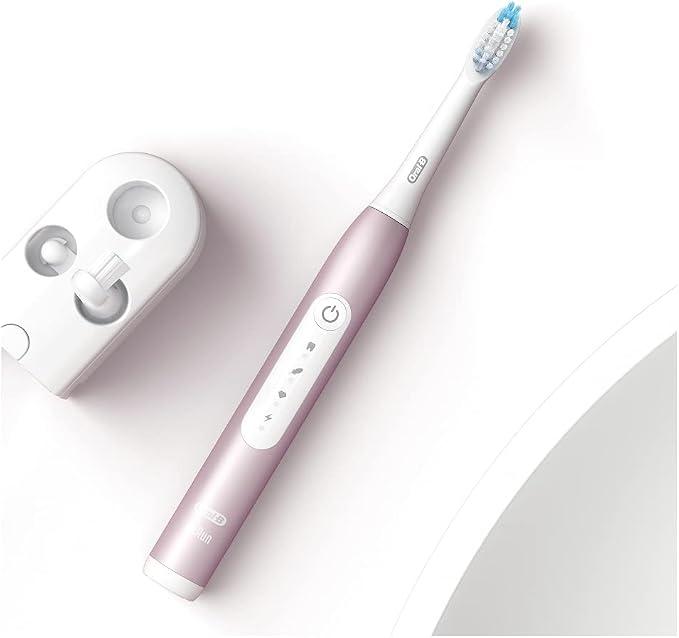 Furçë dhëmbësh elektrike Oral-B Pulsonic Slim Luxe 4900 / 2 copë - Zezë/Rozë - 3