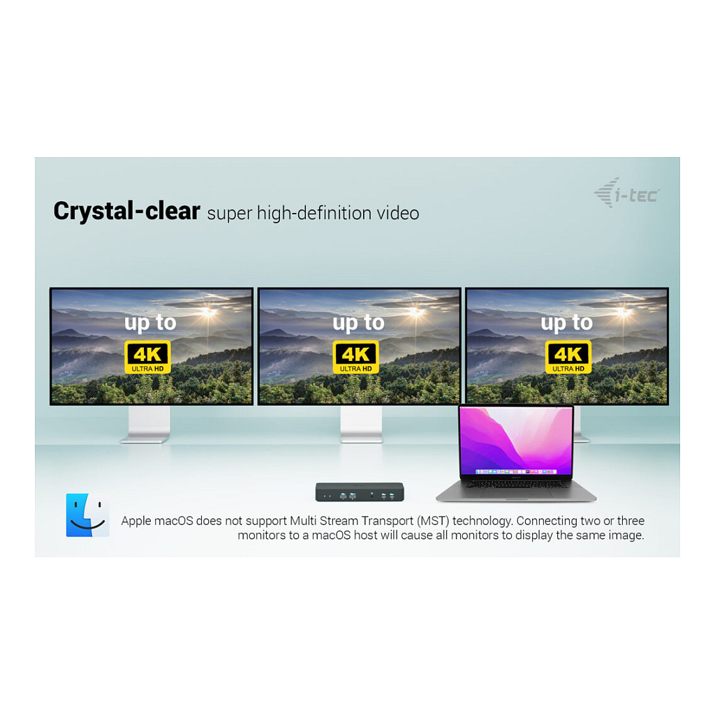 Docking Station I‑TEC USB‑C Intelligent Triple Display – Zezë - 8
