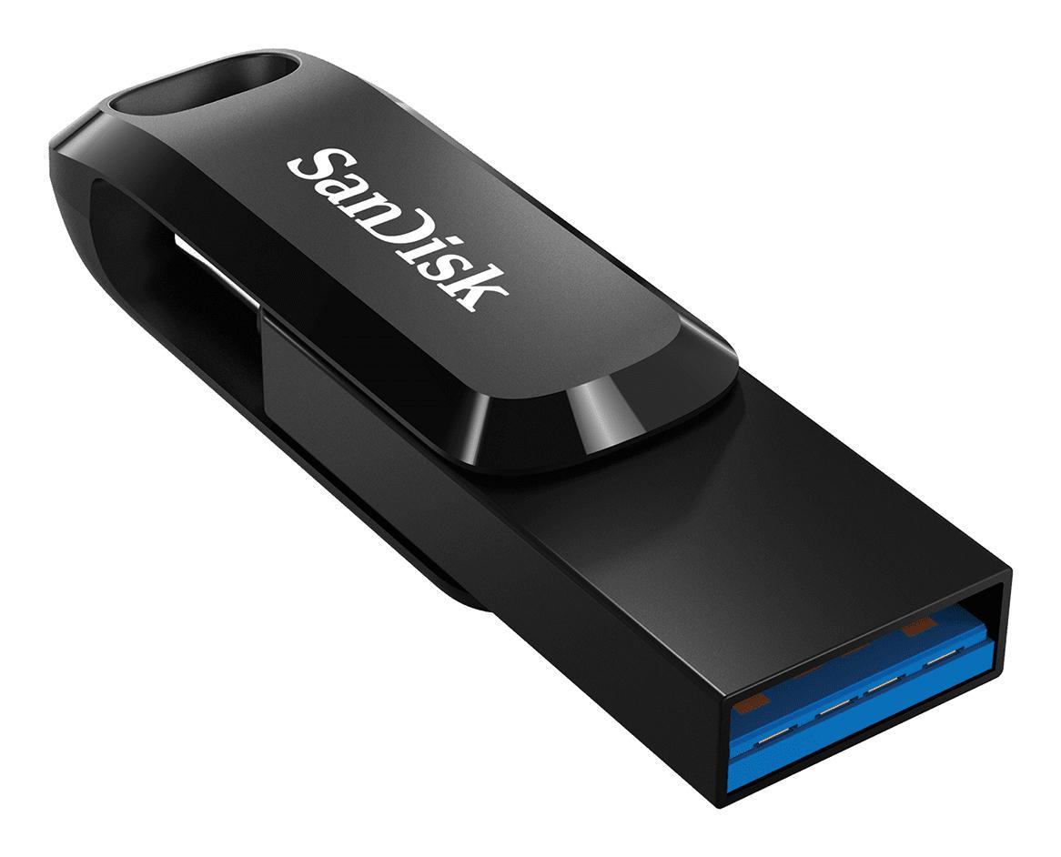 USB Flash Drive SanDisk Ultra Dual Drive Go, 32GB, USB 3.2 Gen 1, USB-C dhe USB-A, 150 MB/s - Zezë  - 4