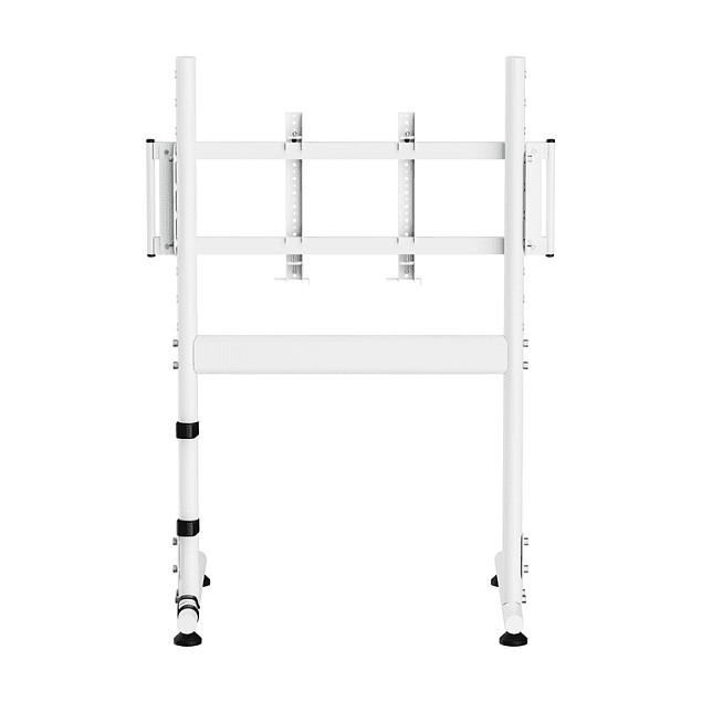 Mbajtëse për Monitor OPLITE Nitrokart V2 OP-NK2-MSW, për Monitor deri 57", Kapacitet 30 kg - Bardhë - 4
