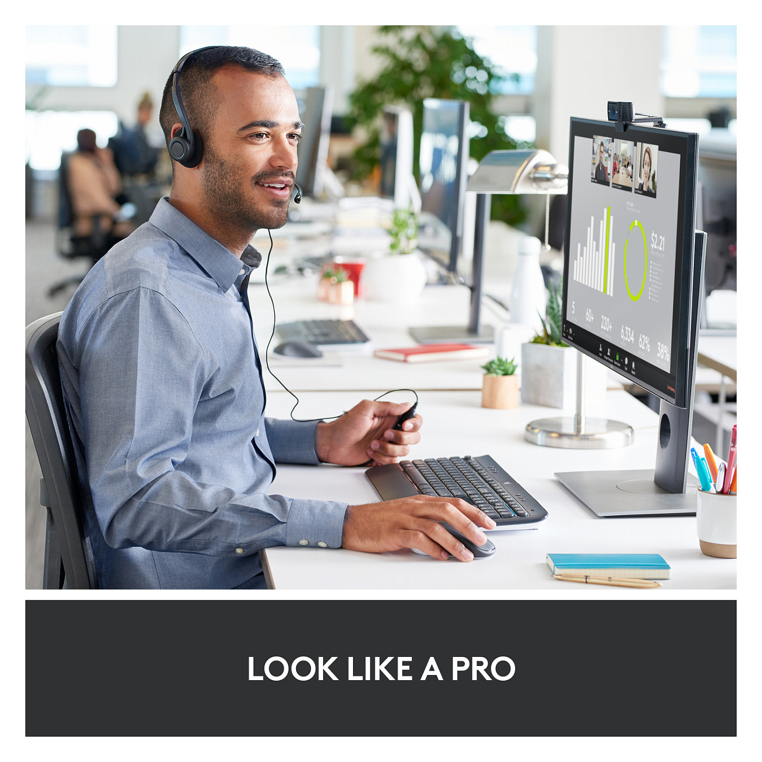 WebCam Logitech HD Pro C920S 1920×1080 - 8