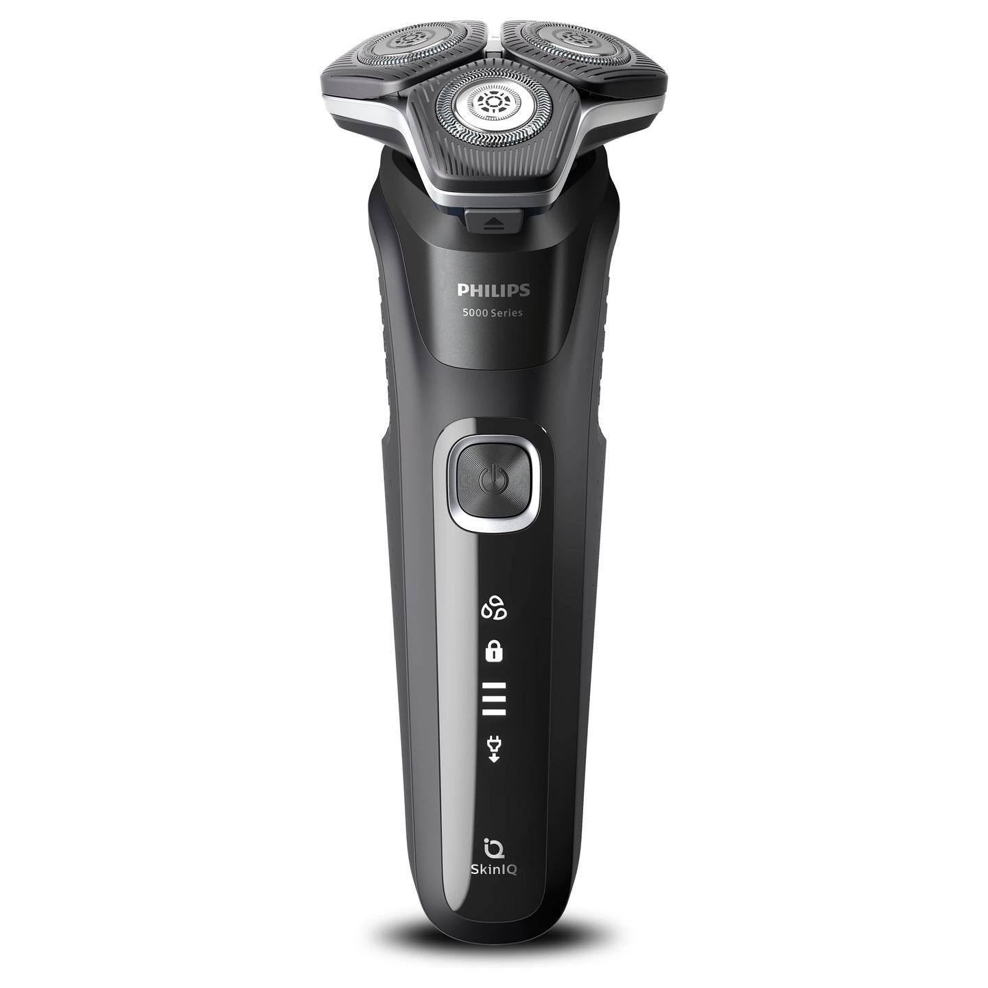 Makinë e rrojës Philips Series 5000 S5898/79 / SkinIQ / SteelPrecision / 90.000 Veprime/min / 360° Flex / Quick Clean Pod / 60 Min – Zezë - 2