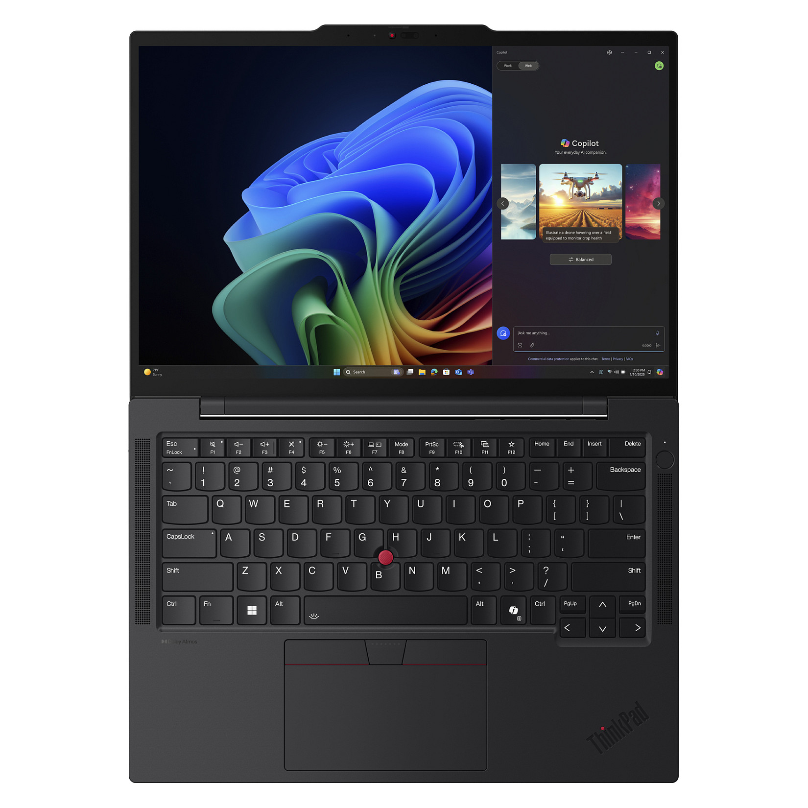Laptop Lenovo ThinkPad T14s G6 / Ultra 7 258V / 32GB / 1TB / 14 Inch WUXGA / I zi - 10