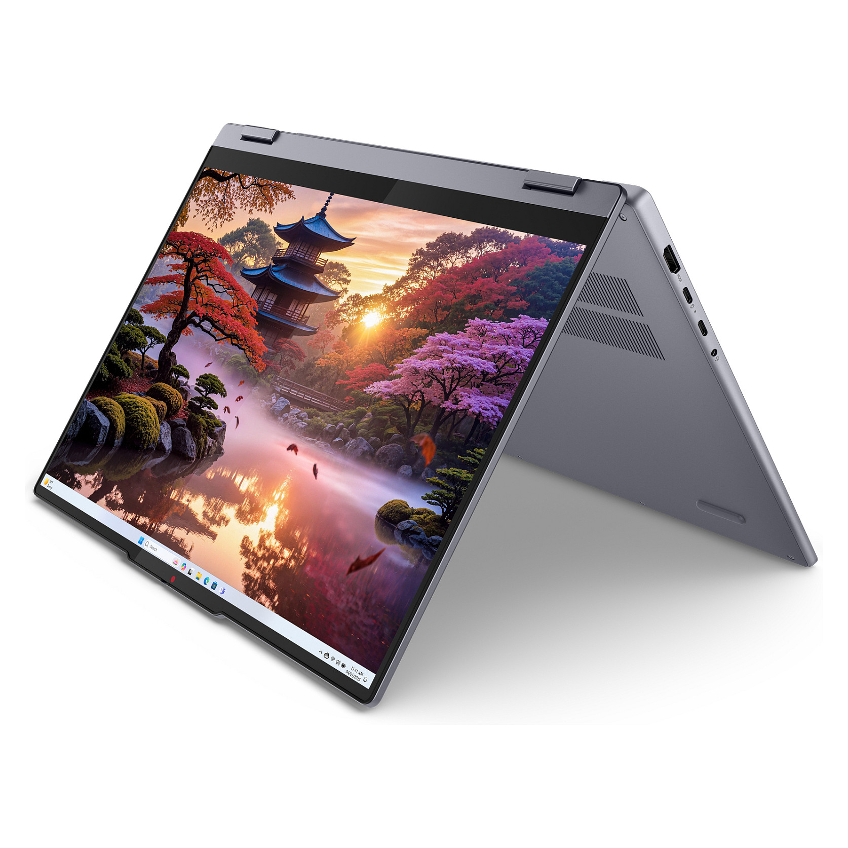 Laptop Lenovo IdeaPad 5 / Ryzen AI 5 340 / 16GB LPDDR5x / 1TB / 16" WUXGA IPS LED Touch / AMD Radeon 840M / DE  - Gri - 8