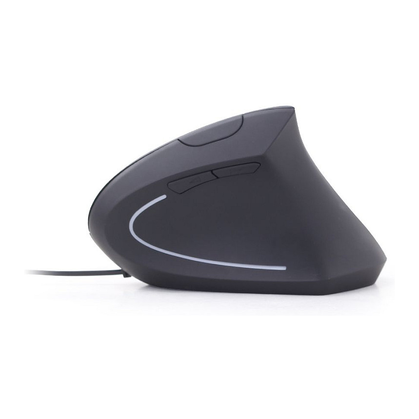 Maus me kabllo Gembird MUS-ERGO-01 / 3200 DPI / USB-A / 6 Butona - Zezë - 6