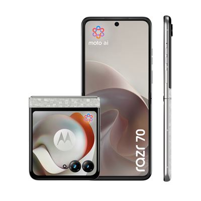 Telefon Motorola Razr 70 5G / 8GB / 256GB / Dual SIM - Bardhë - 3
