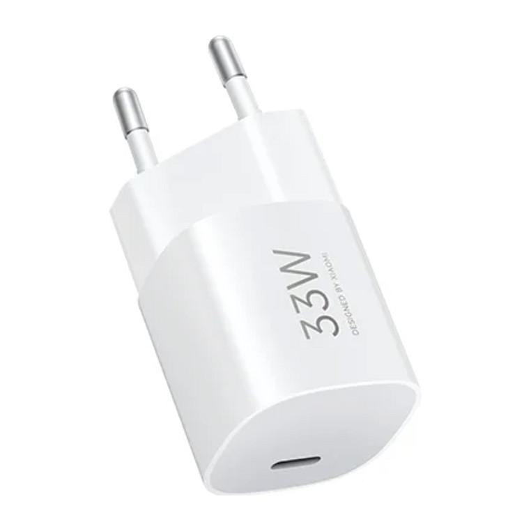 Adapter Xiaomi BHR087LEU / 33W / USB-C / PD / PPS / QC - Bardhë