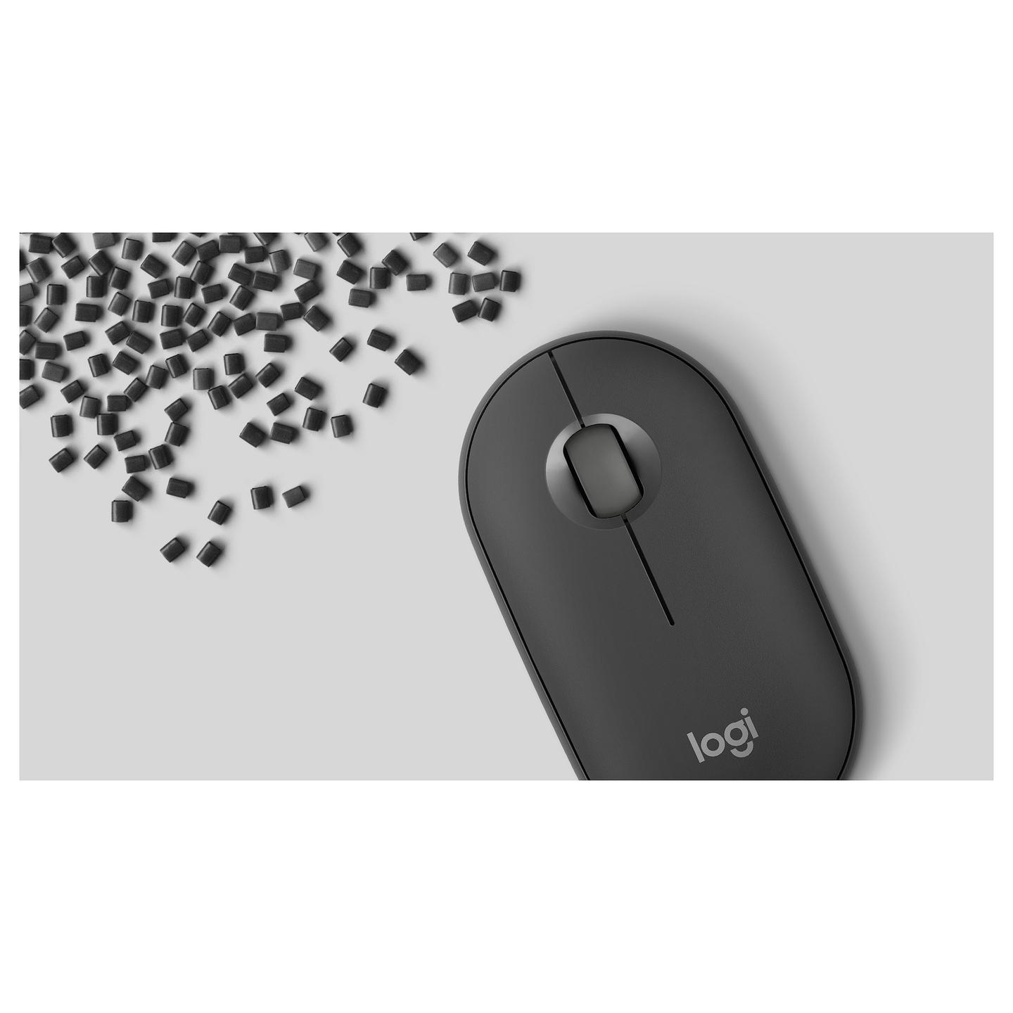 Maus pa kabllo Logitech Pebble 2 M350s / Optik / 4000 DPI / 3 Butona / SilentTouch - Hiri - 15
