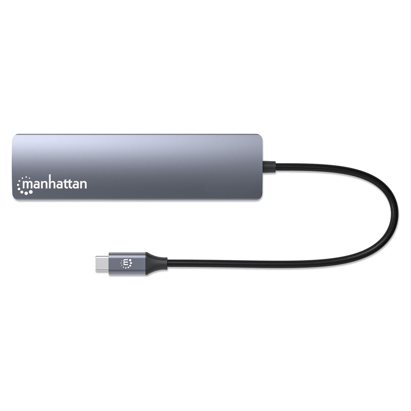 Docking Station Manhattan 153959 / 3x USB-A / USB-C / HDMI / Gigabit Ethernet / 100W PD – Argjend - 3