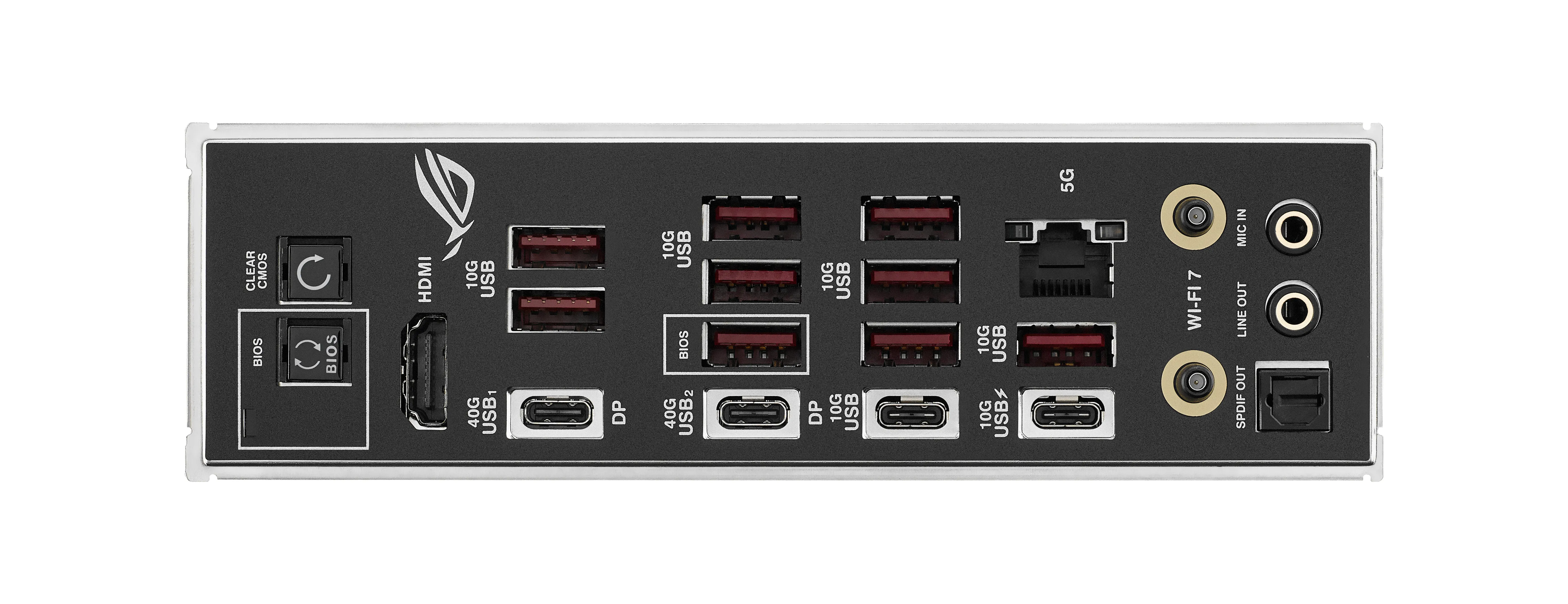 Pllakë Amë ASUS ROG STRIX X870E-E GAMING / AMD AM5 / X870E / DDR5 / ATX / Wi-Fi 7 / 5GbE LAN - 2