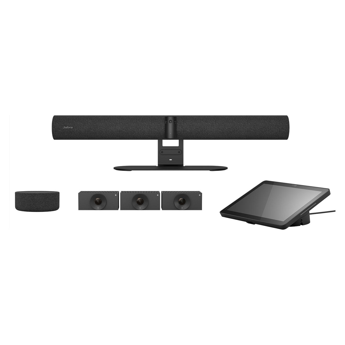 Sistem për Konferencë Jabra PanaCast Room Kit Multi / 4K / 180° / 3 Kamera / SpeakerMic / Touchscreen 10.1" - Zezë