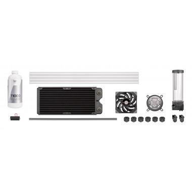 Ftohës për Procesor Thermaltake Pacific TOUGH C240 DDC, 240mm, Water Cooling Kit, Hard Tube - Bardhë, Zezë