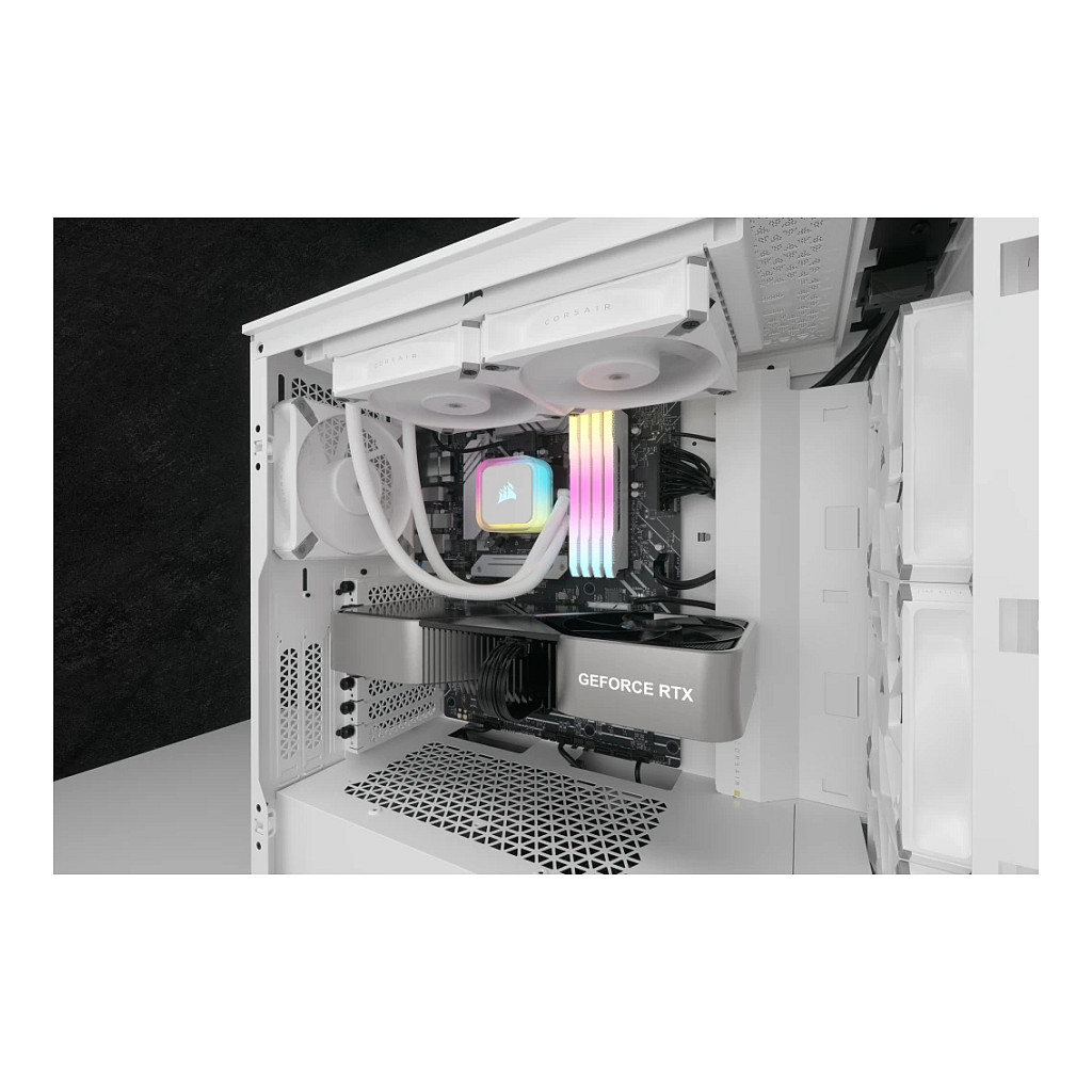 Ftohës për Procesor Corsair iCUE H100i RGB ELITE / 240mm / AIO / RGB – Bardhë - 13