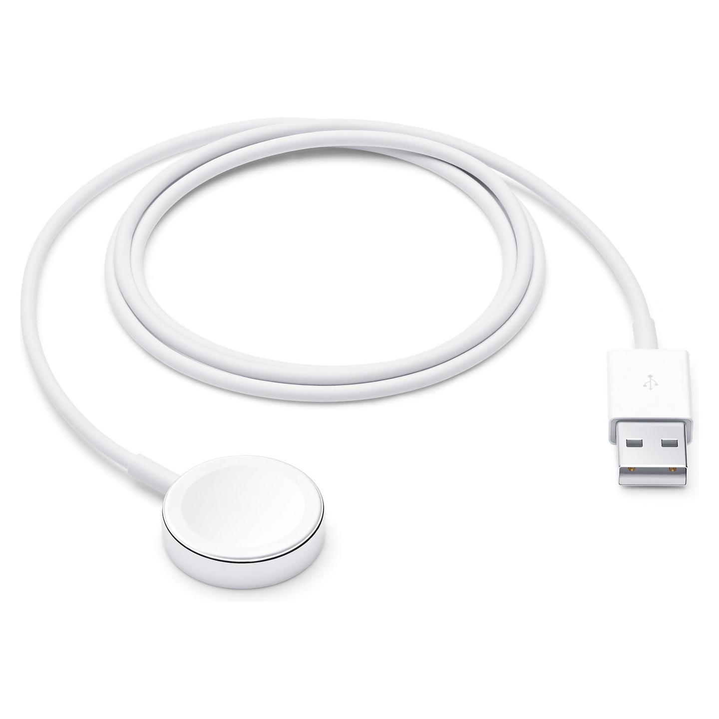 Kabllo Karikimi Magnetike Apple USB-C për Apple Watch, 1 m - Bardhë