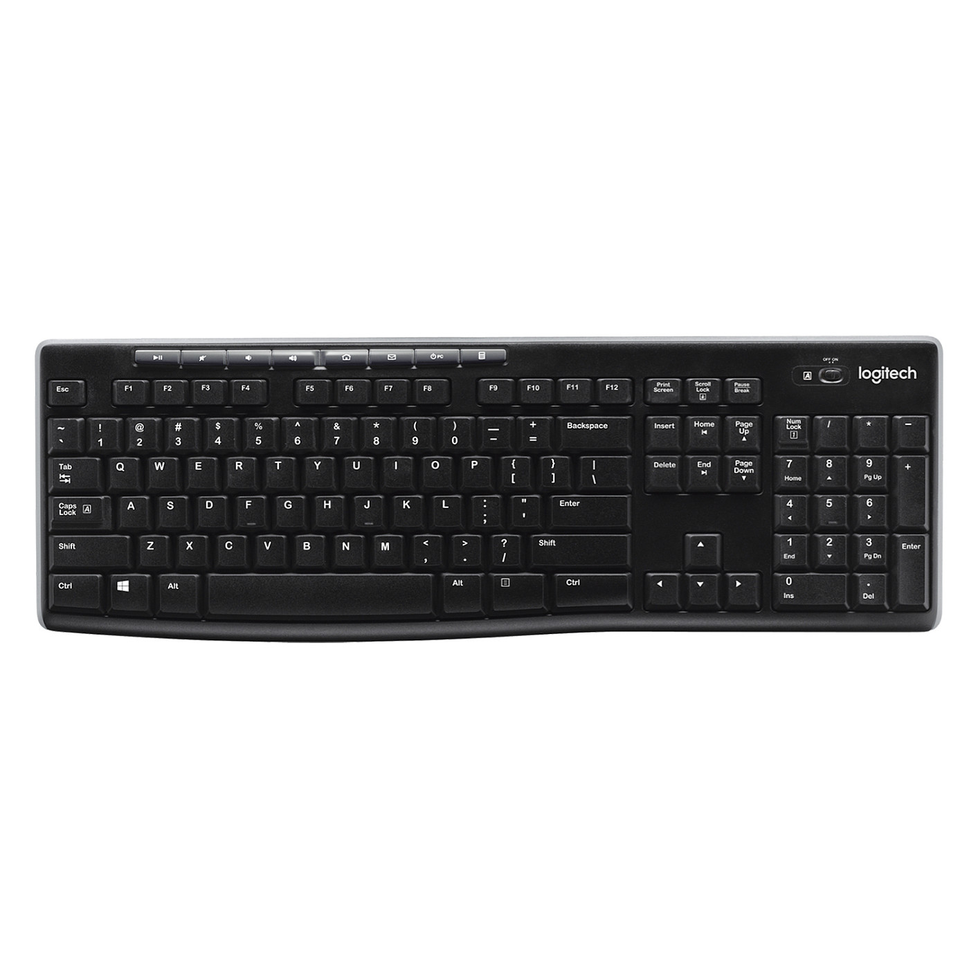 Tastierë pa kabllo Logitech Wireless Keyboard K270 / QWERTZ / RF Wireless - Zezë
