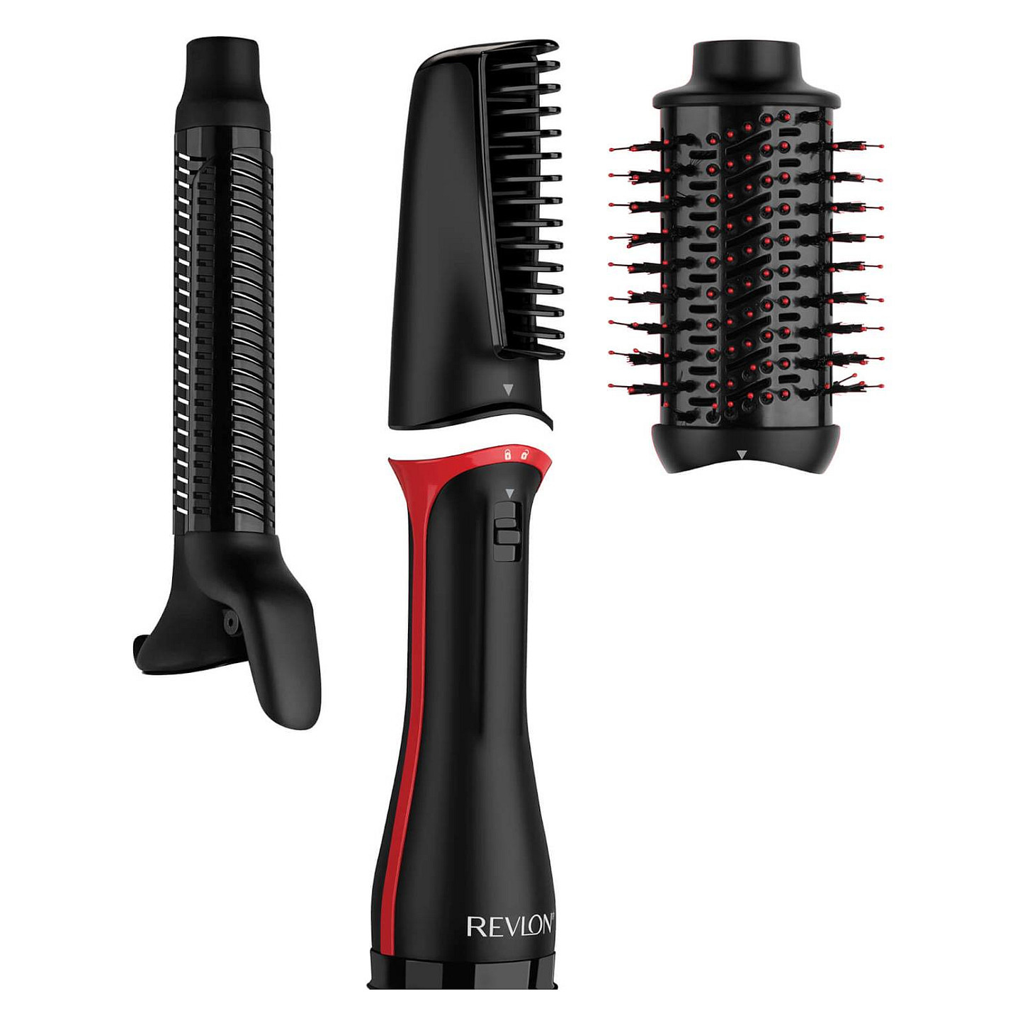 Stilues për flokë me ajër Revlon One-Step RVDR5333E / Multistyler / Ceramic / 3 Aksesorë / 1100 W - Zezë/Kuqe
