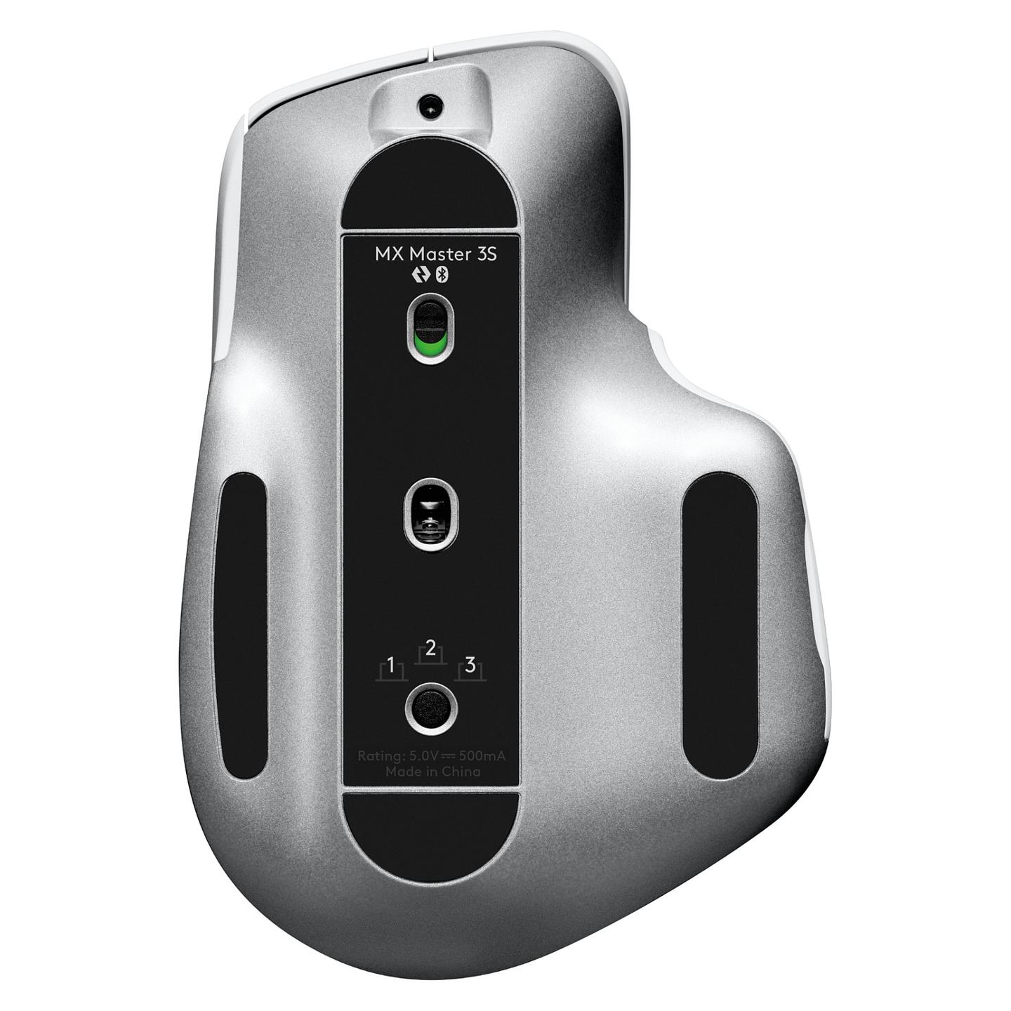 Maus pa kabllo Logitech MX Master 3S / Darkfield / 8000 DPI / 7 Butona / 2.4 GHz + Bluetooth - Bardhë - 4