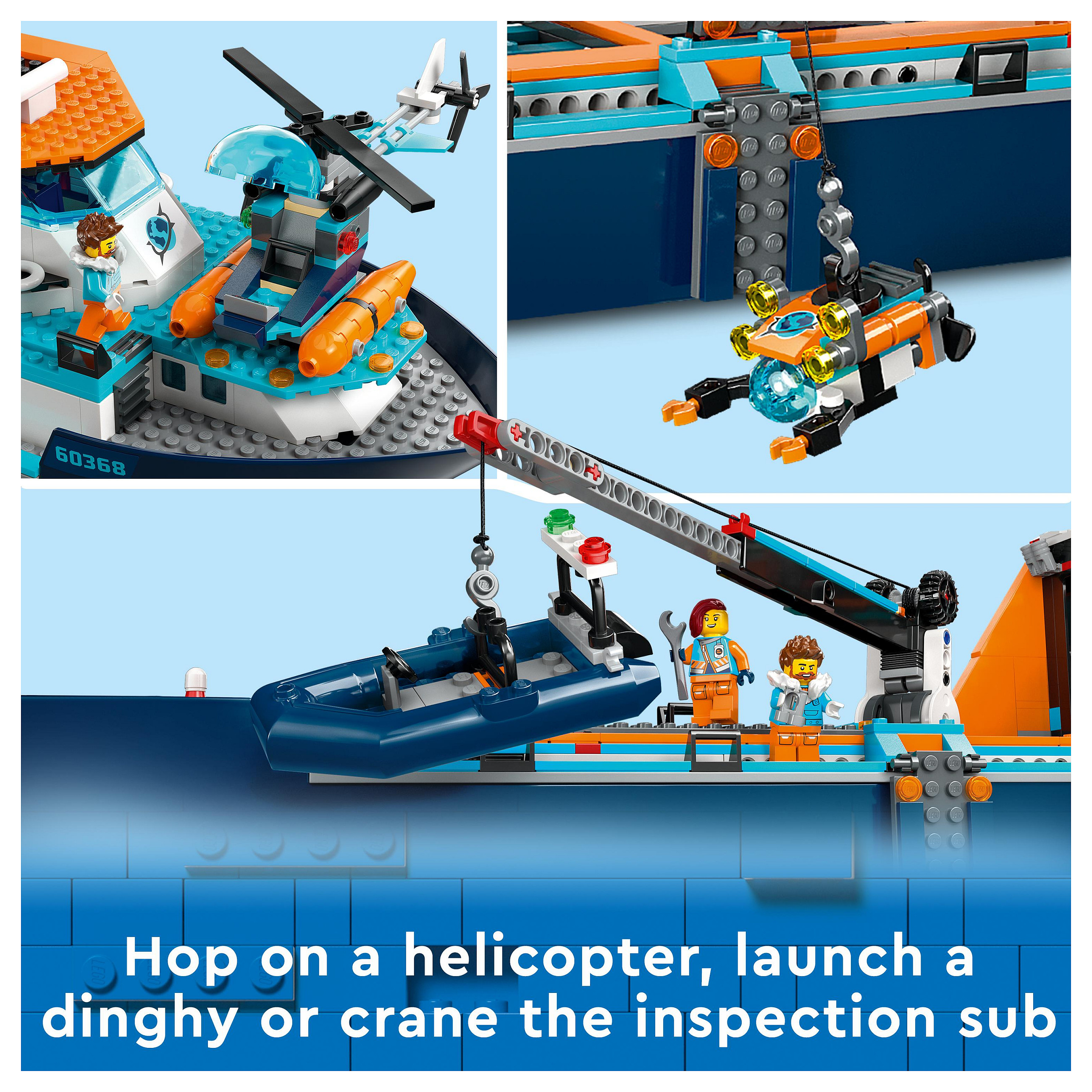 LEGO City Anija e Kërkimit në Arktik 60368 - 21