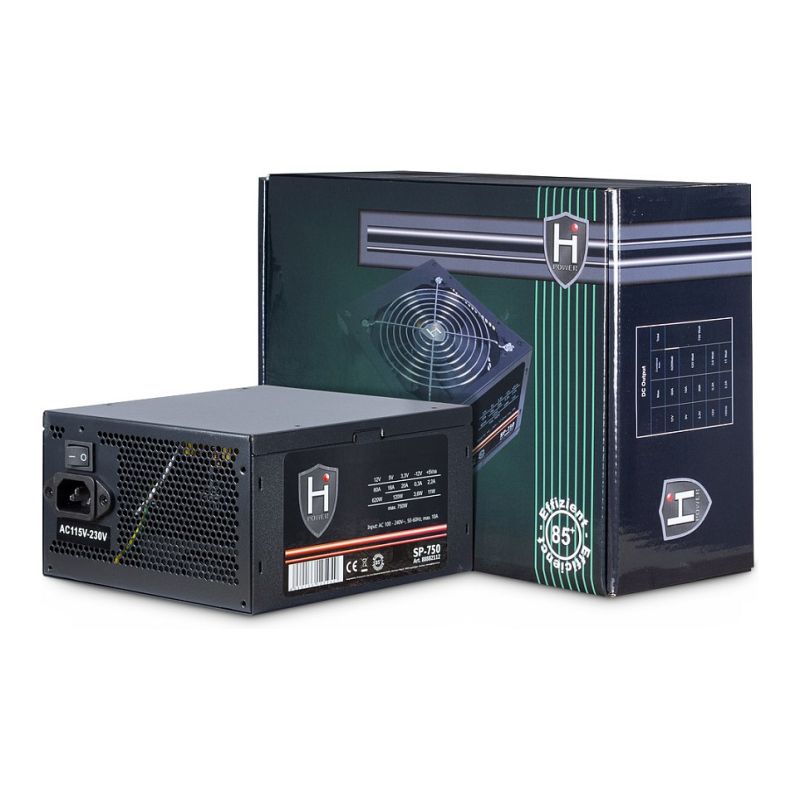 Furnizues Energjie (PSU) Inter-Tech 750W HIPOWER SP-750 - e zezë
