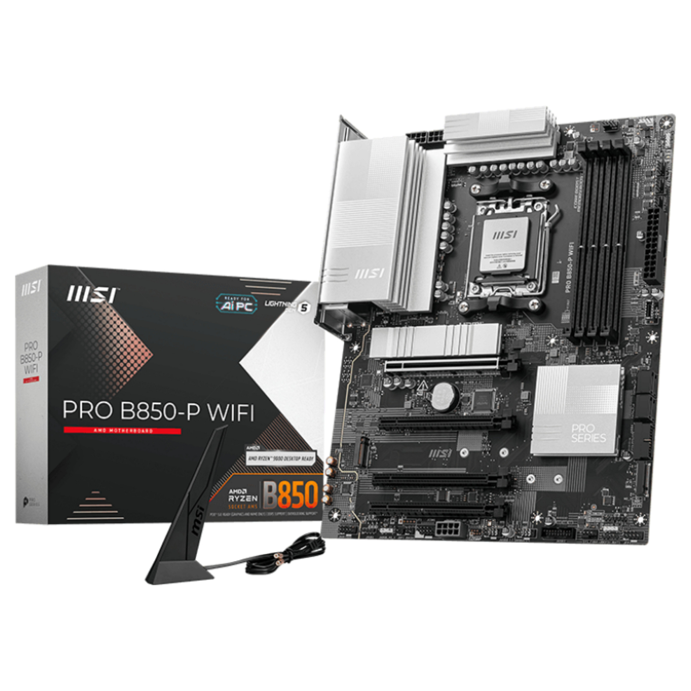 Pllakë amë AMD AM5 MSI PRO B850-P WIFI - 1