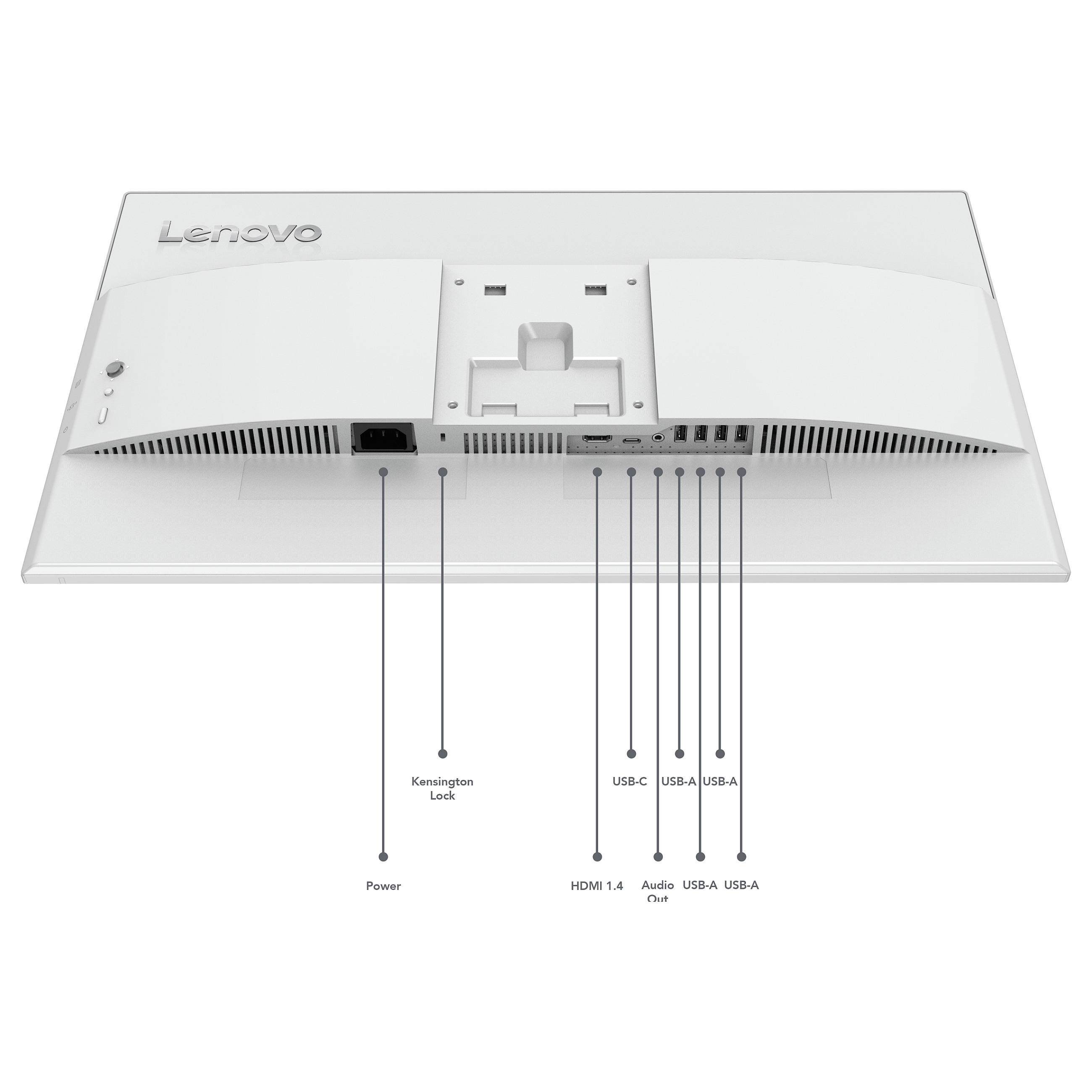 Monitor Gaming Lenovo L24D-4C Business / 23,8"/  Full HD IPS / 144Hz / 1ms / HDMI+USB-C+DP - Gri - 10