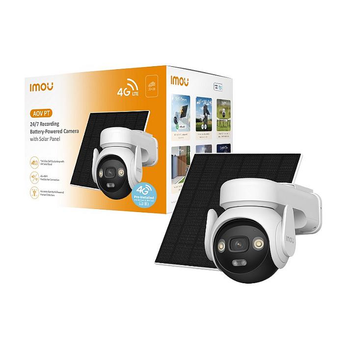 Kamerë Imou AOV PT 5MP, 4G, Wi-Fi, 3.6mm, 5MP, PT, 8× Zoom Dixhital - Bardhë