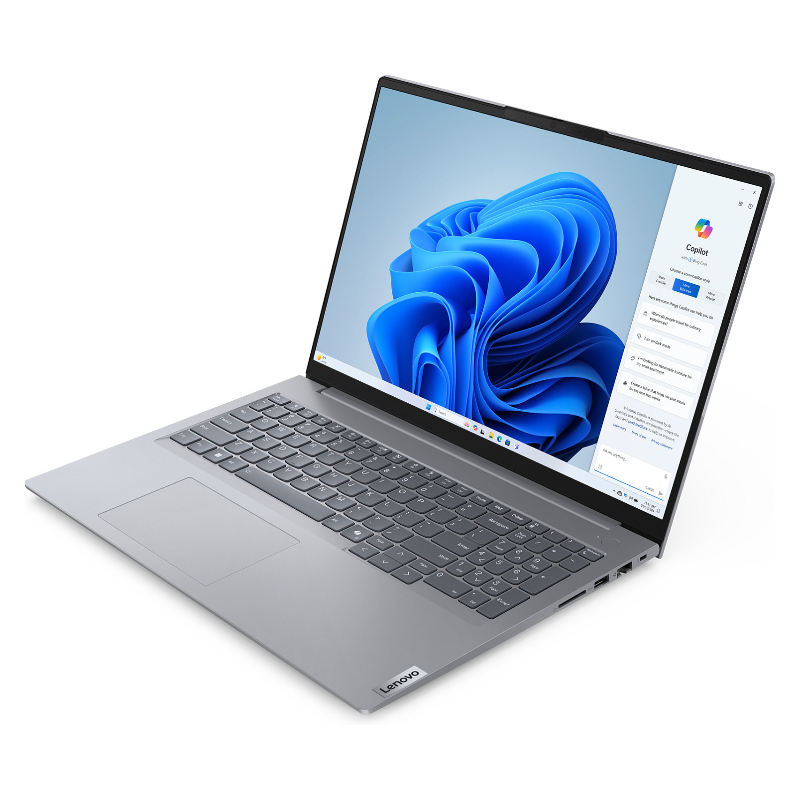 Laptop Lenovo ThinkBook 16 AMD G7 / Ryzen 7-7735HS / 32GB DDR5 / 1TB / 16" WUXGA IPS / AMD Radeon 680M / DE  - Gri - 3